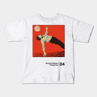 Falling Man / Minimalist Graphic Artwork Design Kids T-Shirt